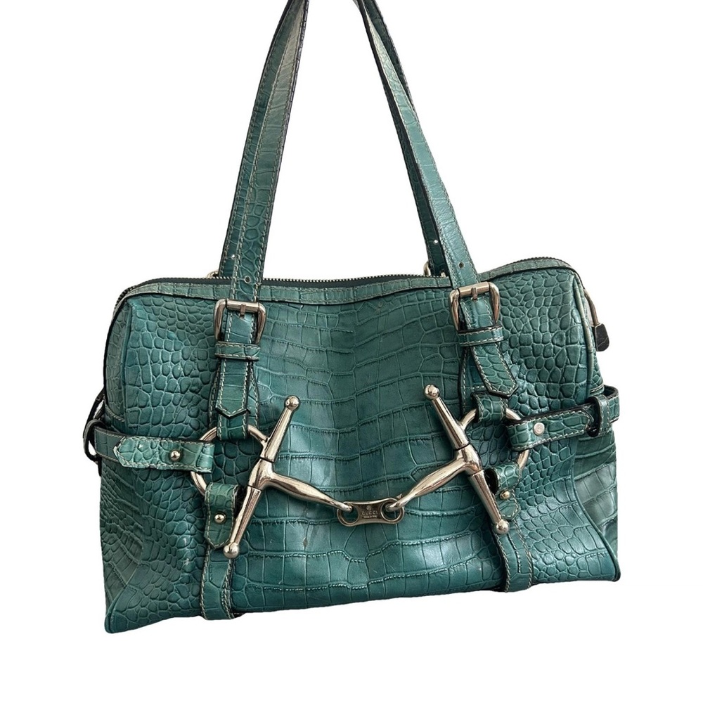 Gucci 85th anniversary crocodile handbag